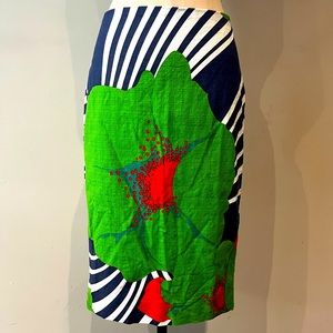 J.Crew Floral Pencil Skirt